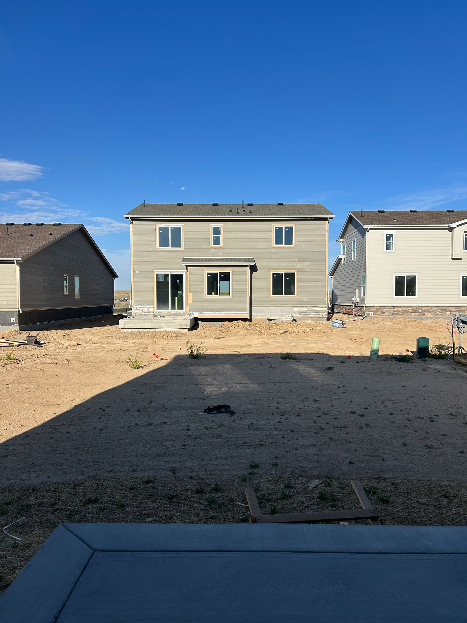 A group of houses.