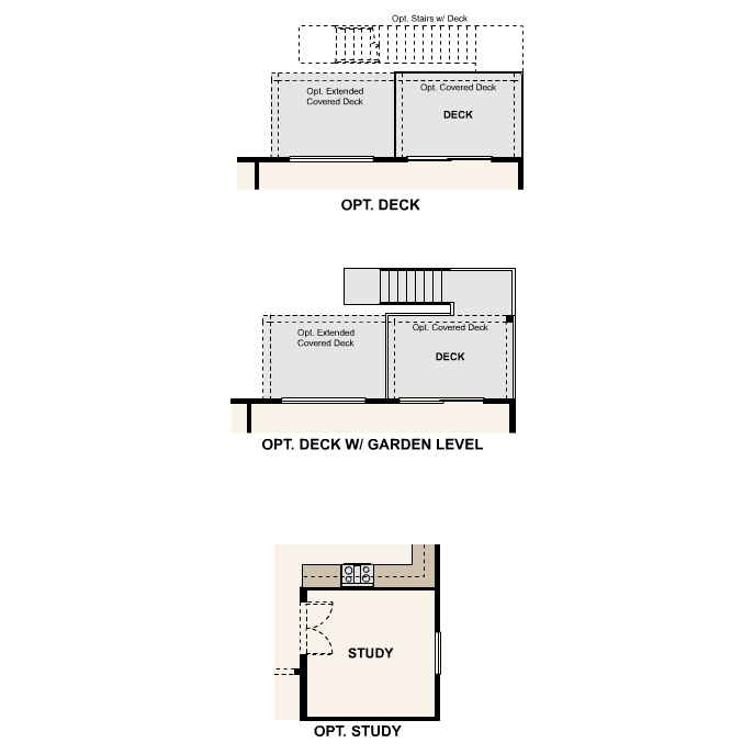 Diagram. Acadia Floorplan Main Level Options