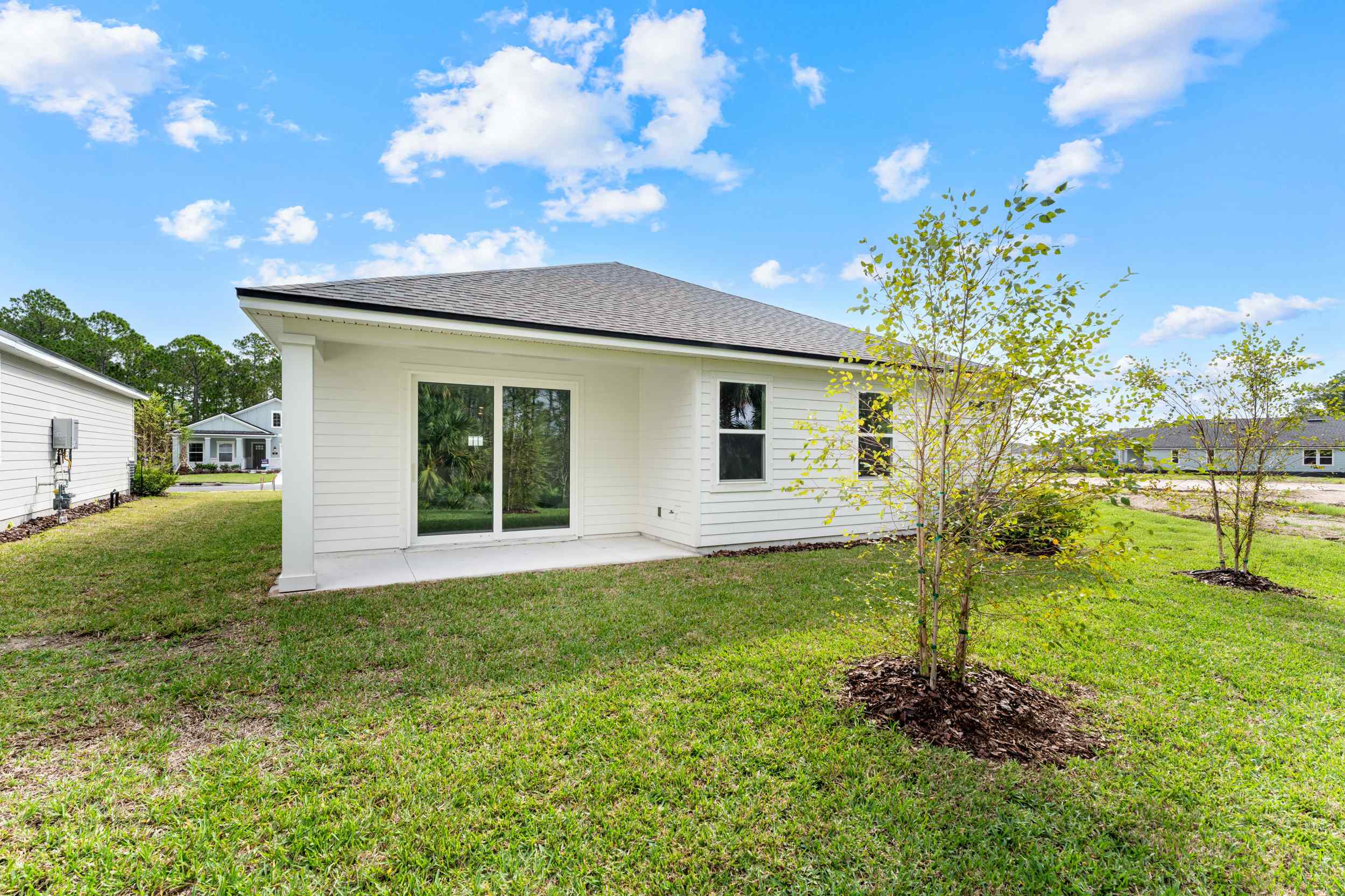 Lot 22 Rear Exterior with Covered Patio at Reserve East in Flagler Beach