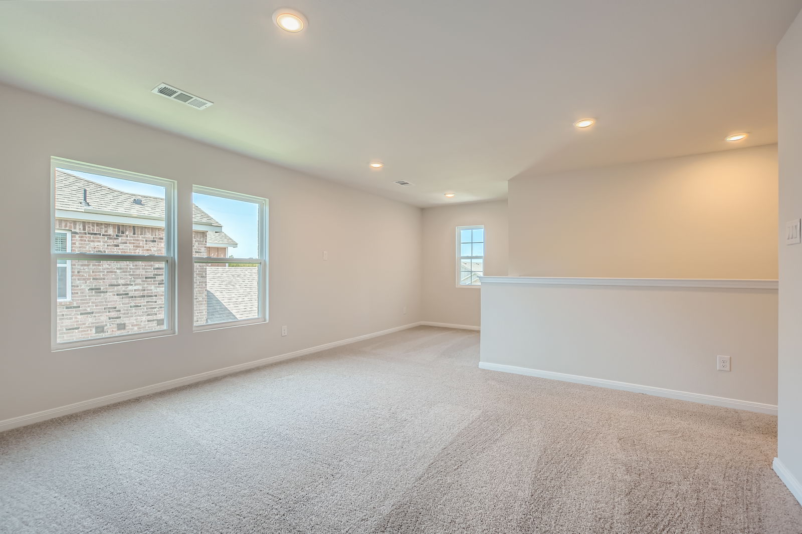 A large empty room.
