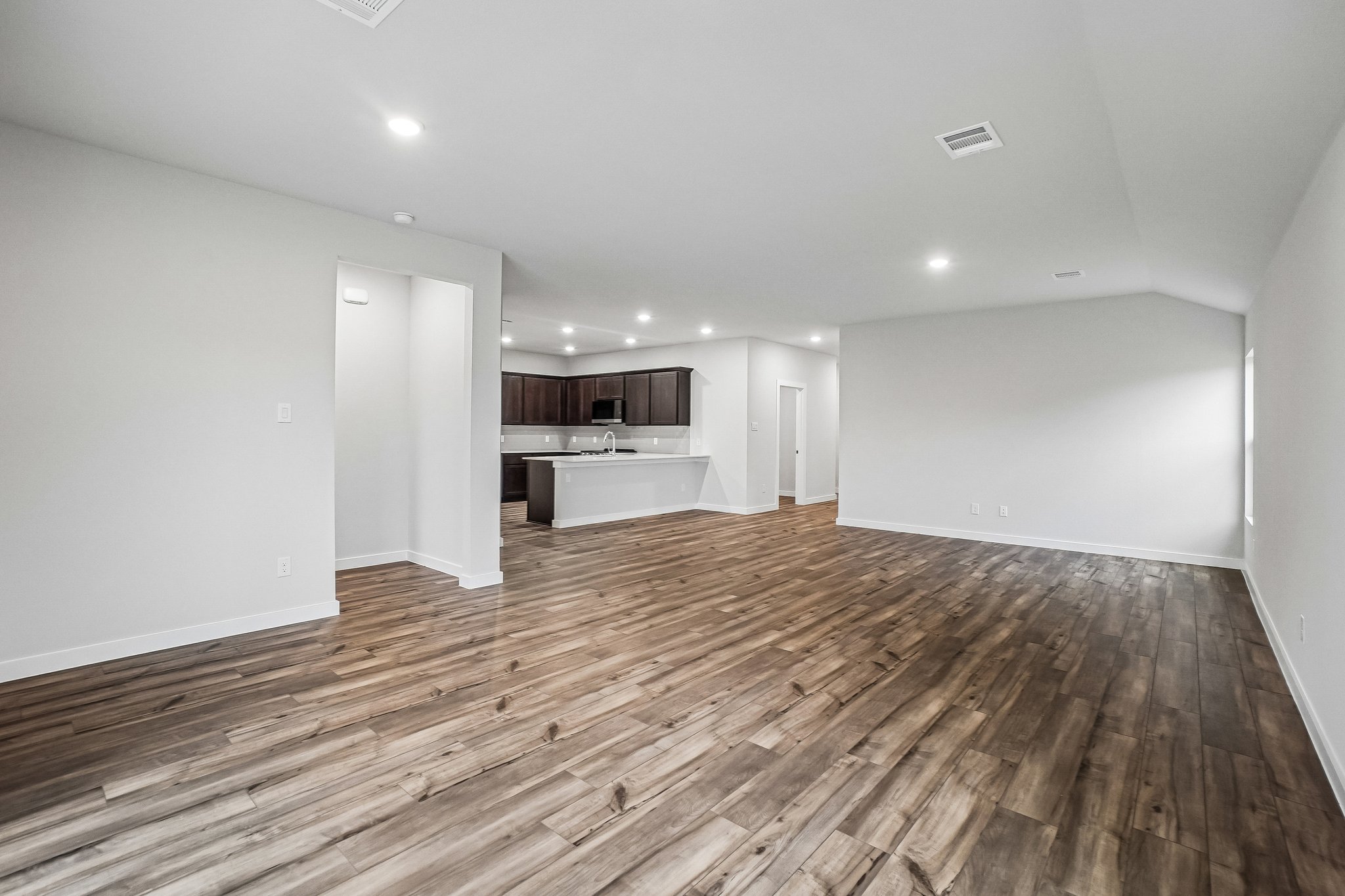 A large empty room.