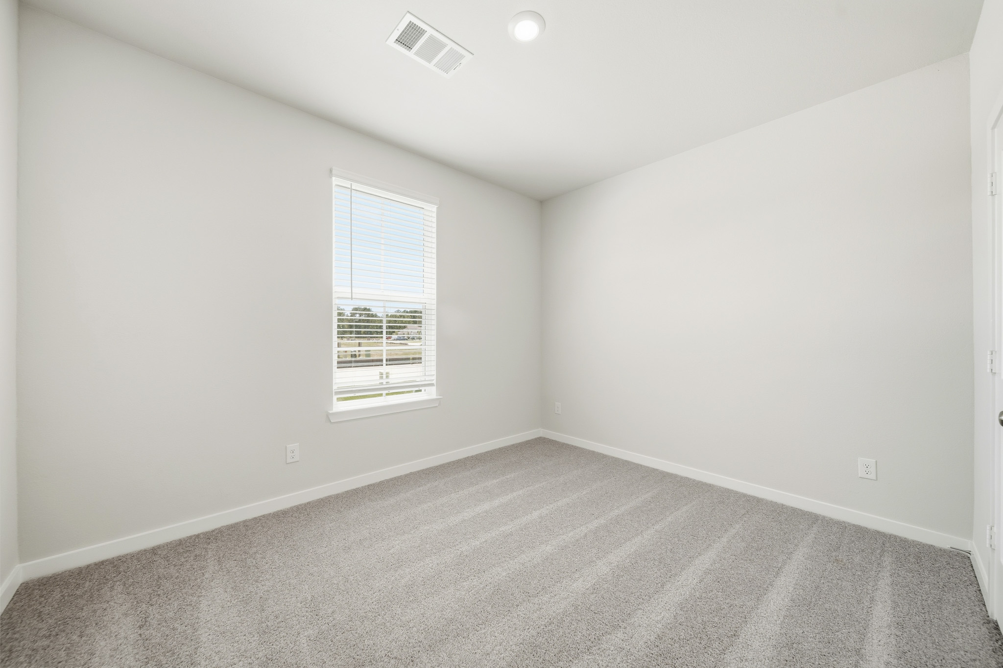 A room with a window.