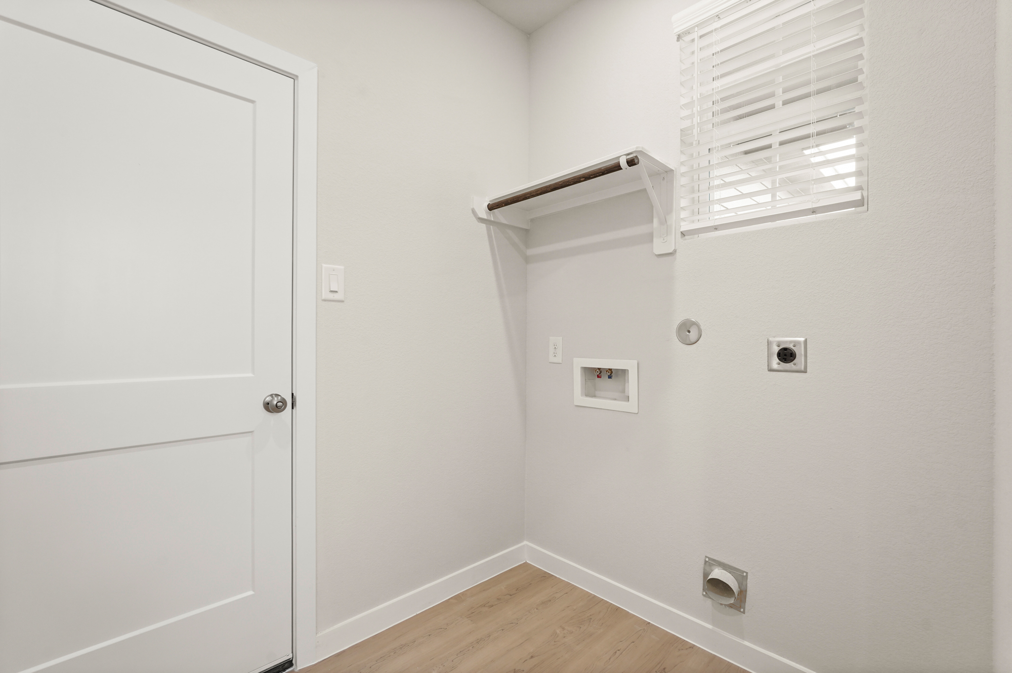 A white door with a white door.